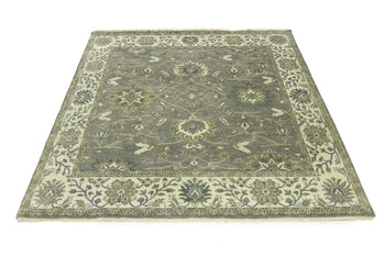 Oriental Peshawar Osh Chobi Large Square Rug