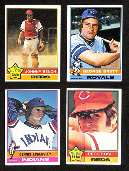 1976 Topps Baseball Complete Set (660) Brett Rc