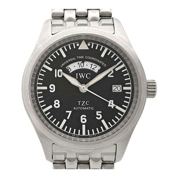 Iwc Pilot'S Watch Flieger Utc Iw325102 Black Men'S Used Watch #61116