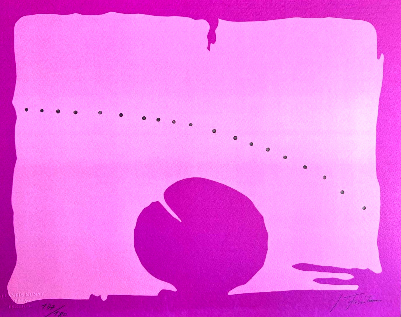 Lucio Fontana Lithograph