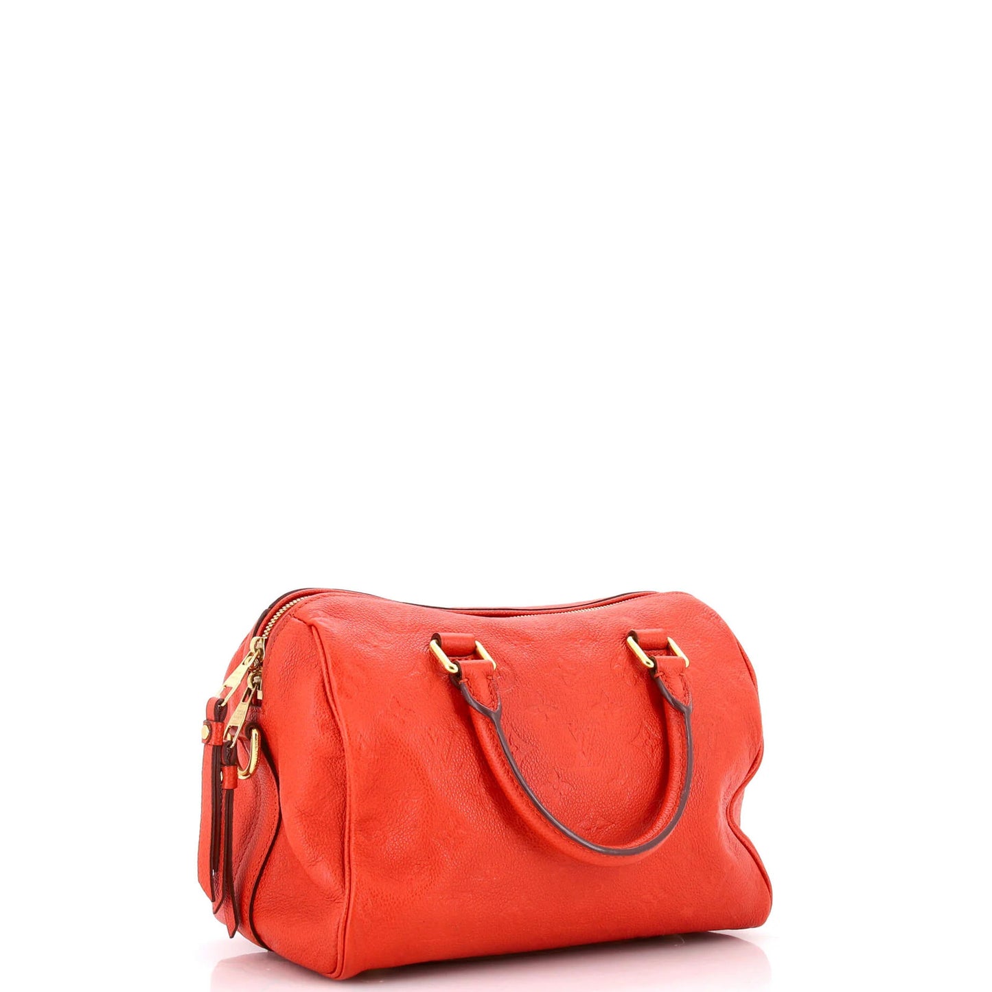 Louis Vuitton Speedy Bandouliere Bag Monogram Empreinte Leather 25