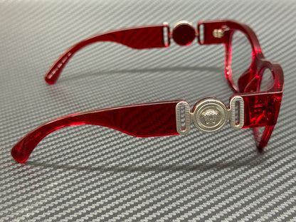 Versace Ve3367U 5495 Red Transparent Women'S 54