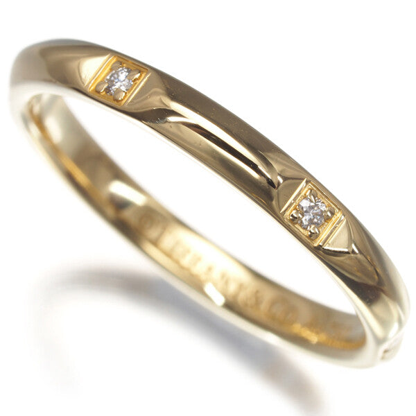 Tiffany&Co. Ring Diamond Tiffany T True 6P Us7 18K 750 Yellow Gold