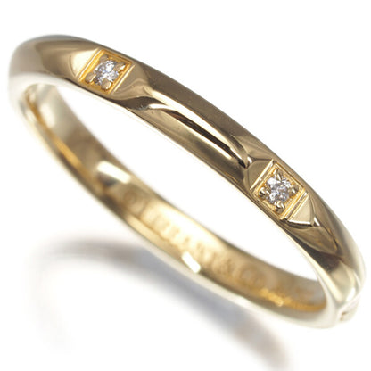 Tiffany&Co. Ring Diamond Tiffany T True 6P Us7 18K 750 Yellow Gold