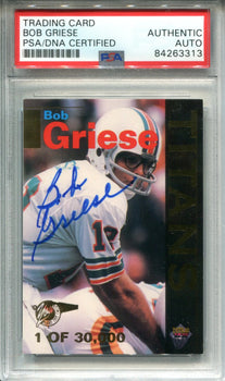 Bob Griese Autographed 1995 Signature Rookies