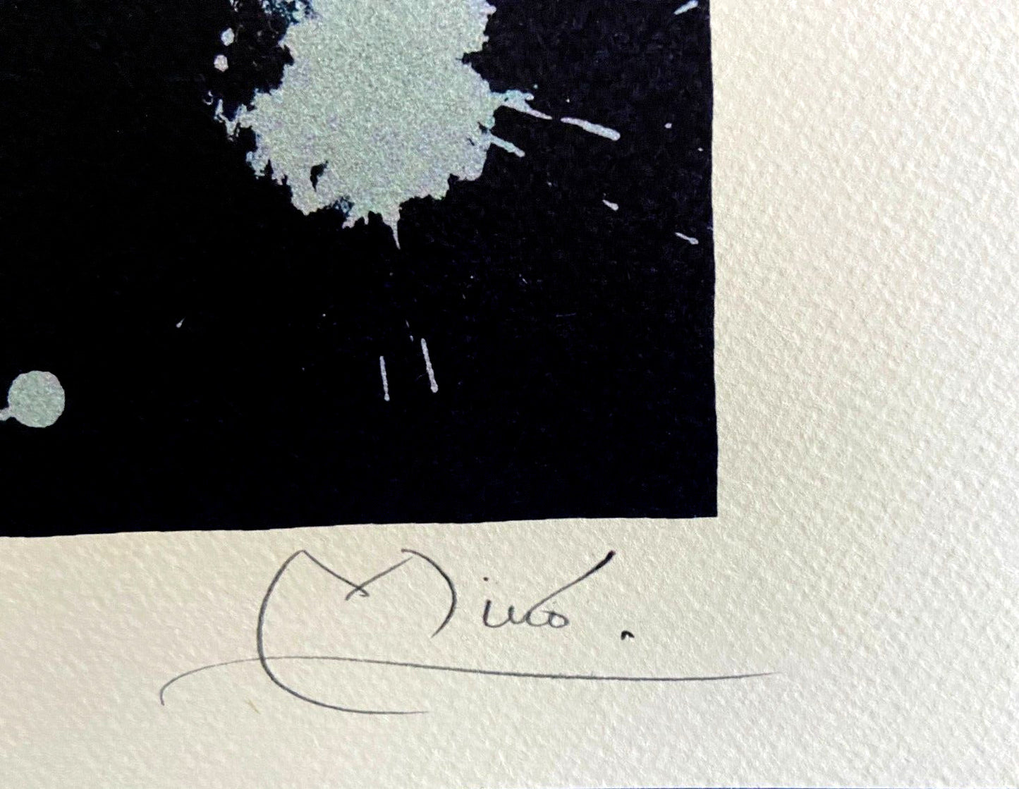 Joan Mir Lithograph Mourlot Paris 1976 Signed Op