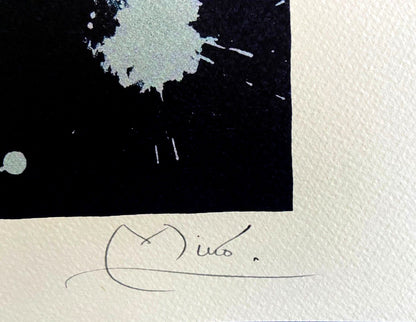 Joan Mir Lithograph Mourlot Paris 1976 Signed Op