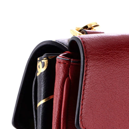 Gucci Thiara Double Shoulder Bag Printed Leather Medium