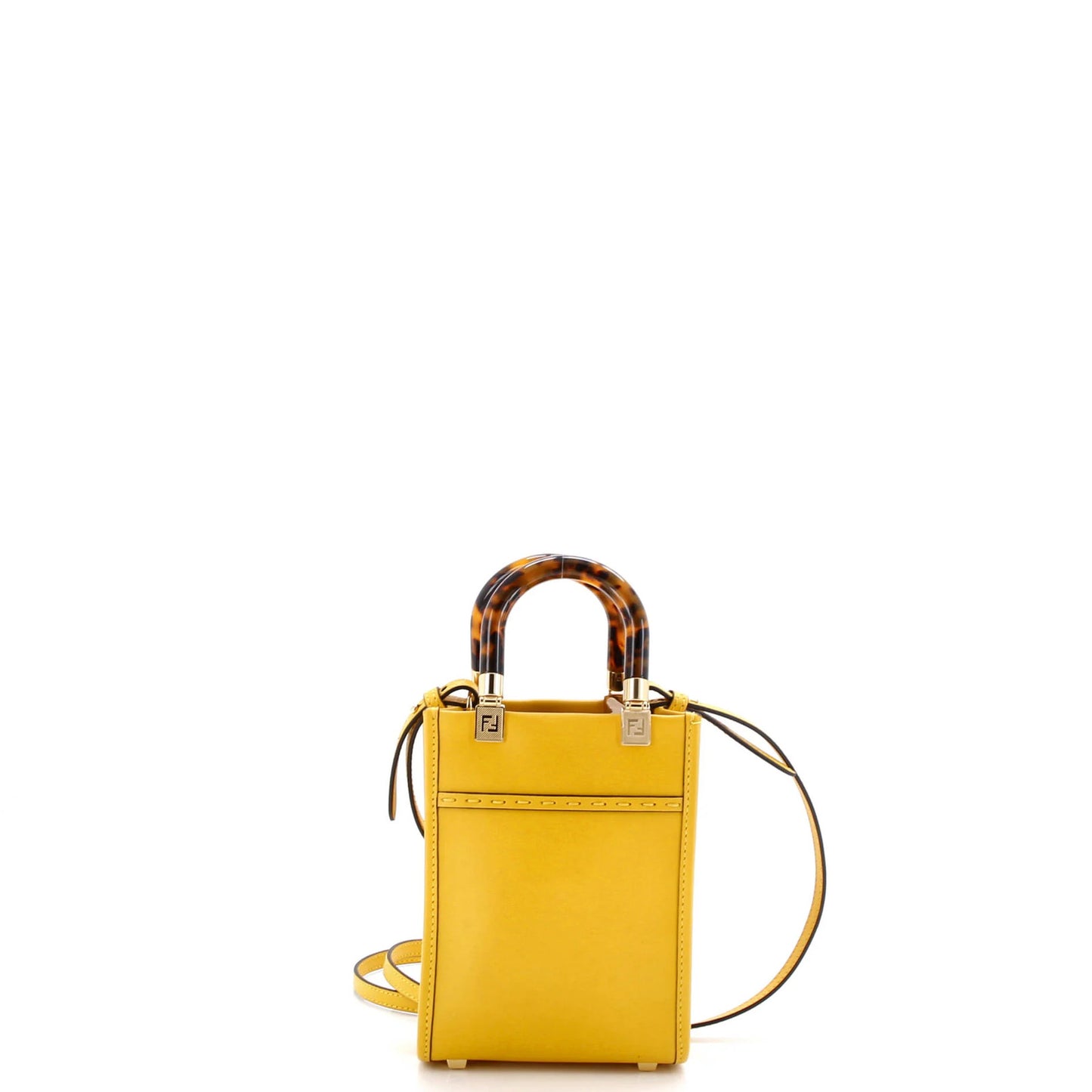 Fendi Sunshine Shopper Tote Leather Mini