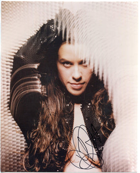 Alanis Morissette Autographed 8X10 Photo