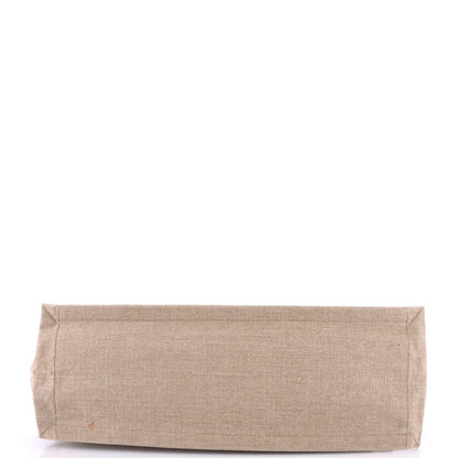 Saint Laurent Rive Gauche Shopper Tote Canvas Large