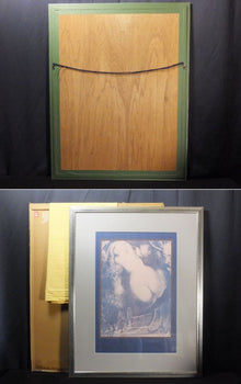 Ernst Fuchs Original Signed Silk Screen Print Salamander'S Shadow Austria Framed