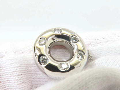 Tiffany & Co. Pt950 Diamond Dots Circle Necklace