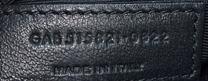 Saint Laurent Jamie Flap Bag Quilted Printed Silk Medium