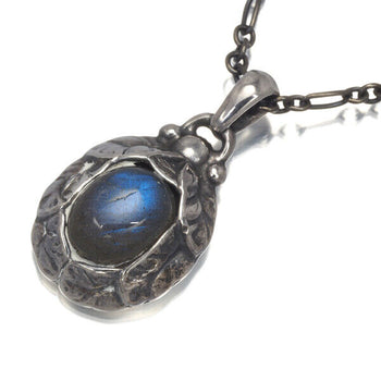 Georg Jensen Necklace Heritage 1997 Labradorite