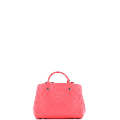Louis Vuitton Montaigne Handbag Monogram Empreinte Leather Bb
