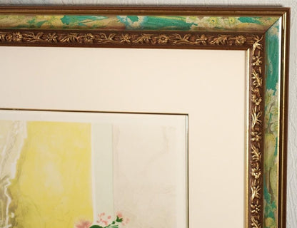 Joyeux - 'Bouquet' Limited Edition Lithograph, Signed, Framed, Authentic