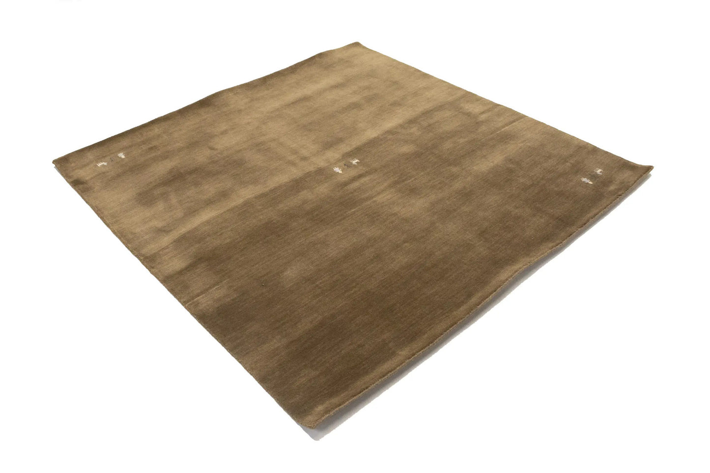 Handmade Brown Gabbeh Modern Square Rug Tribal Style Living Room Carpet 6X6 ft
