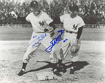 Tony Kubek & Phil Rizzuto Autographed 8X10 Photo