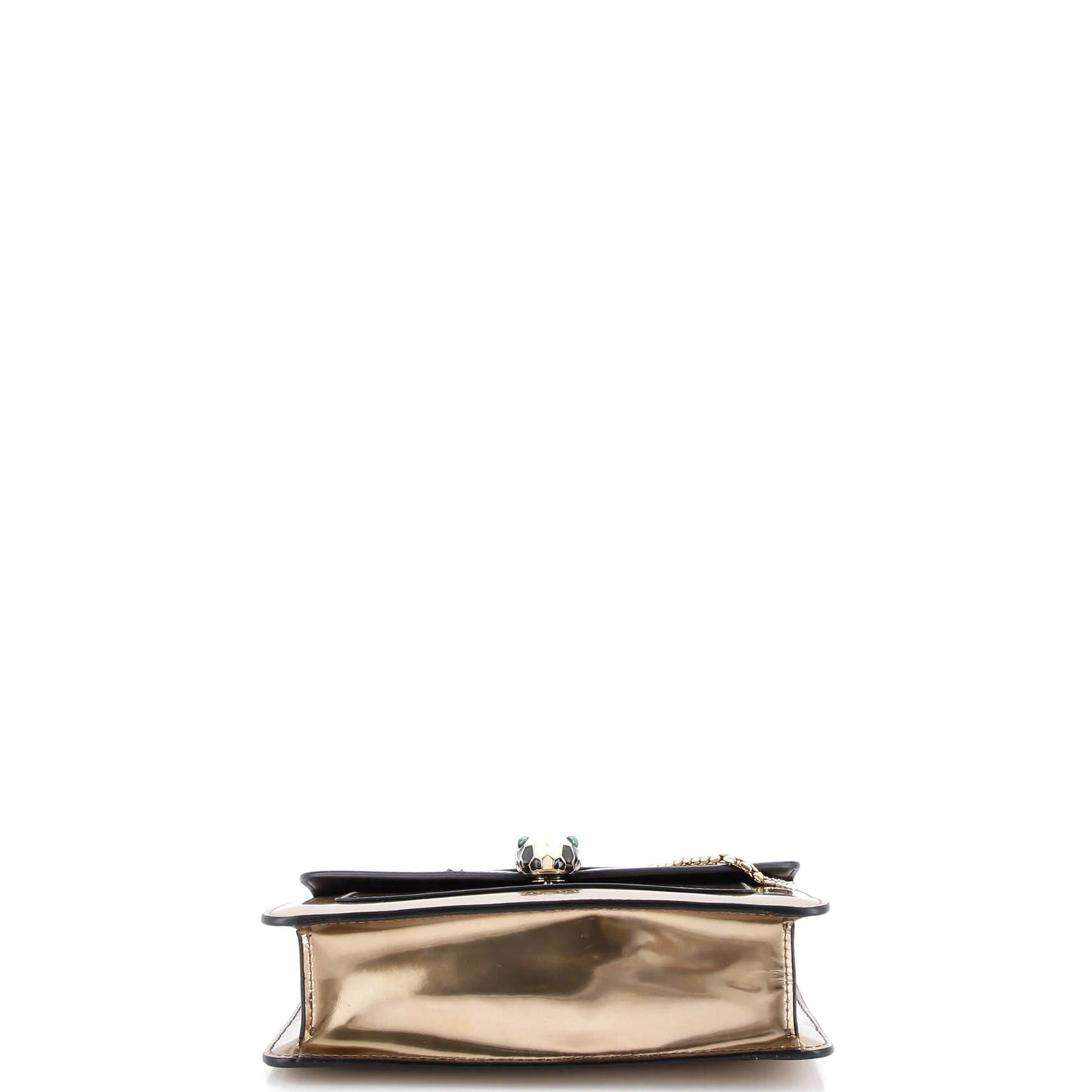 Bvlgari Serpenti Forever Shoulder Bag Metallic Leather Small