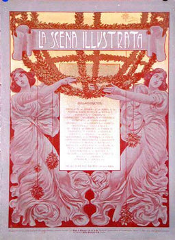 Scena Illustrata Arts Literature Music Theatre Cover 1932
