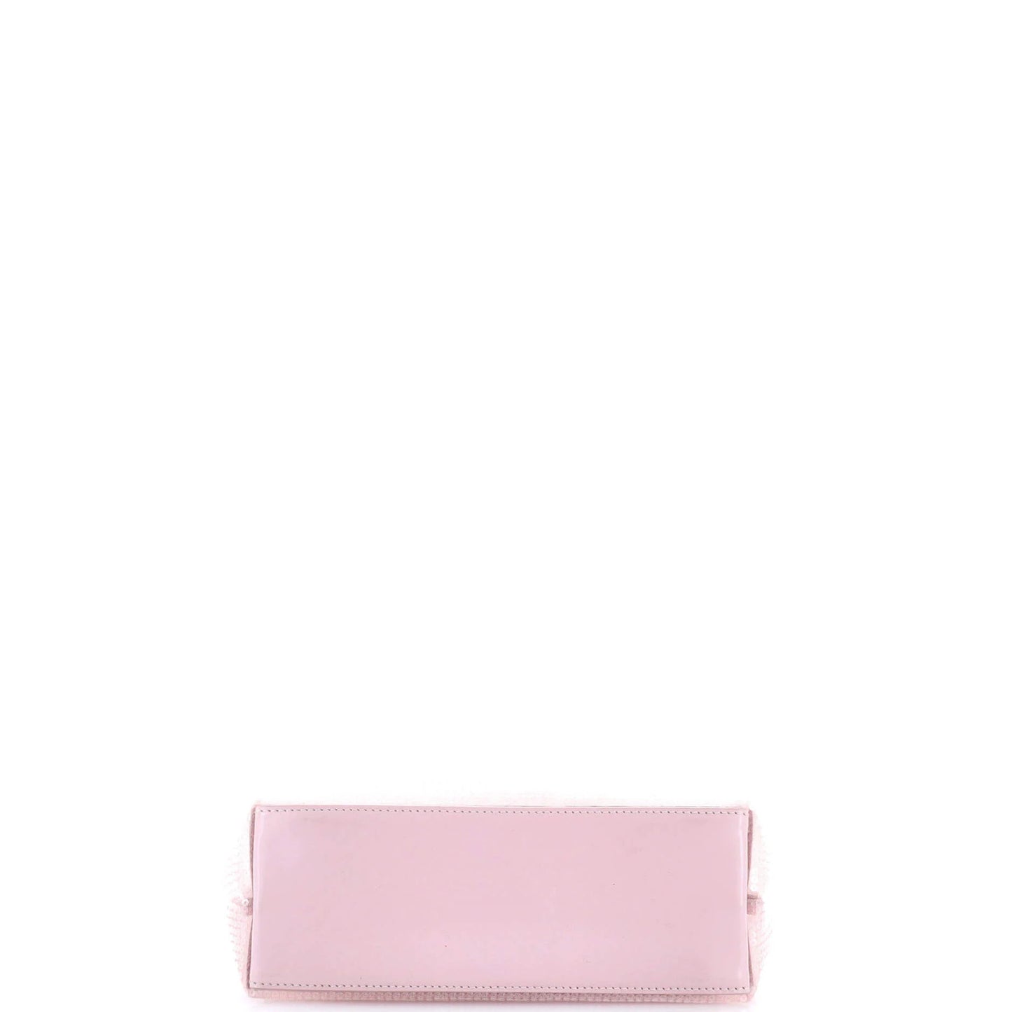 Prada Logo Open Tote Sequined Mesh Small