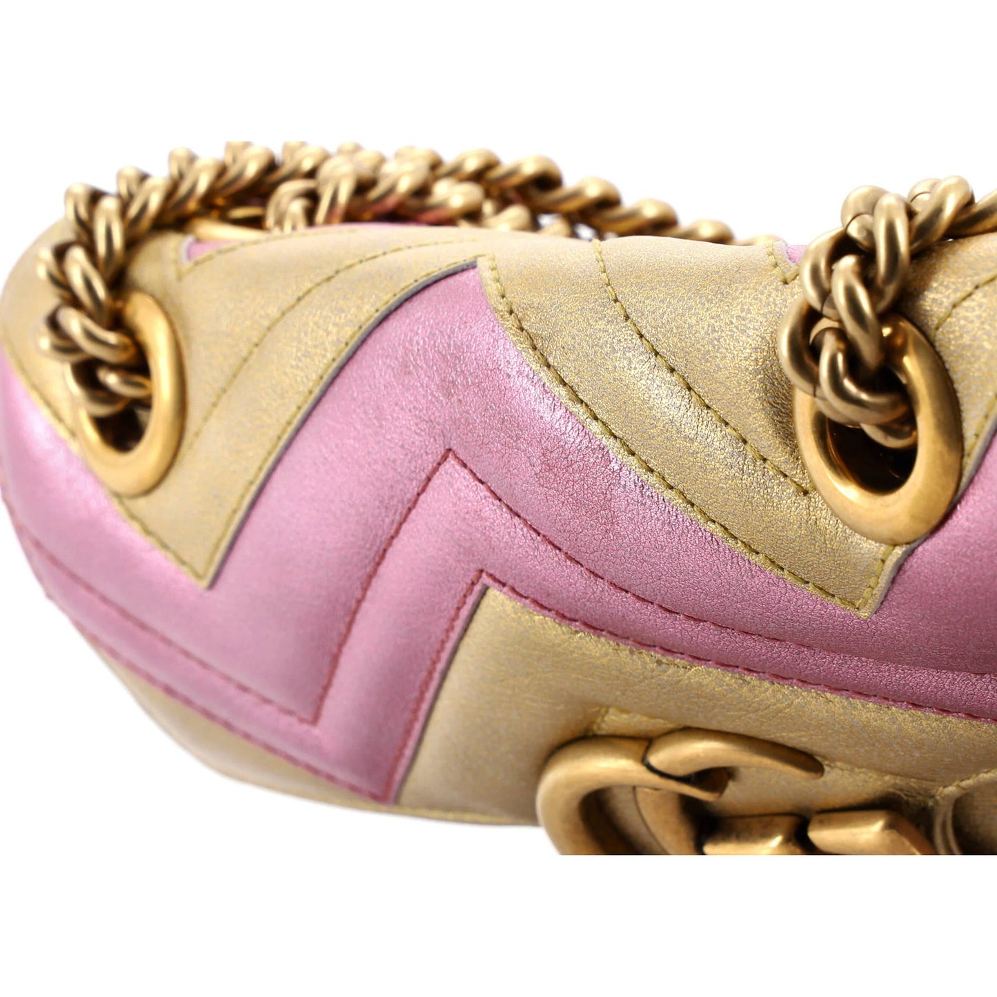 Gucci Gg Marmont Flap Bag Matelasse Leather Small