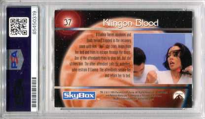 Roxana Dawson 1995 Star Trek Voyager Psa Authentic Auto Card