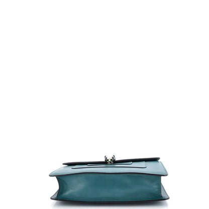 Bvlgari Serpenti Forever Square Shoulder Bag Leather Medium