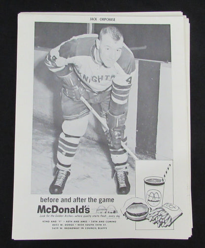 Omaha Knights Chl 33 1966-67 And 1967-68 Team