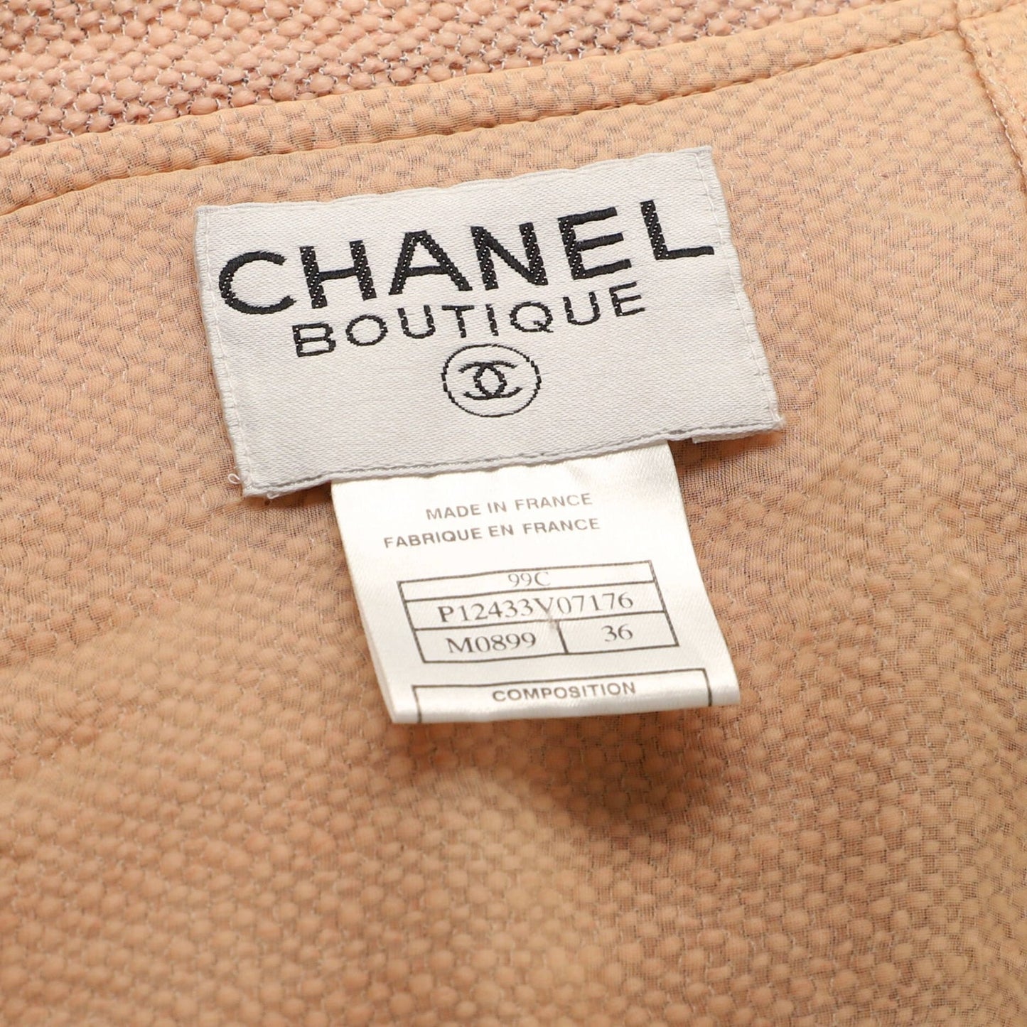 Chanel Women'S Vintage Button Up Blazer Wool Blend