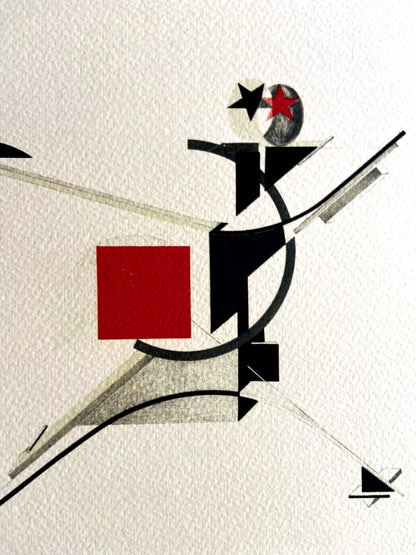 Lissitzky Lithograph 1976