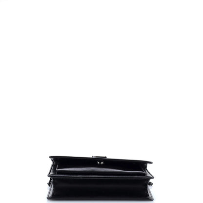 Saint Laurent Sunset Top Handle Chain Wallet Leather