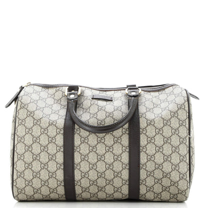 Gucci Joy Boston Bag Gg Coated Canvas Medium