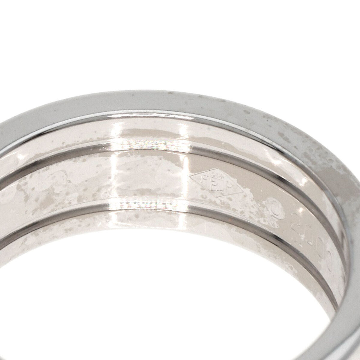 CARTIER Ring C2 ring # 49 K18 White Gold