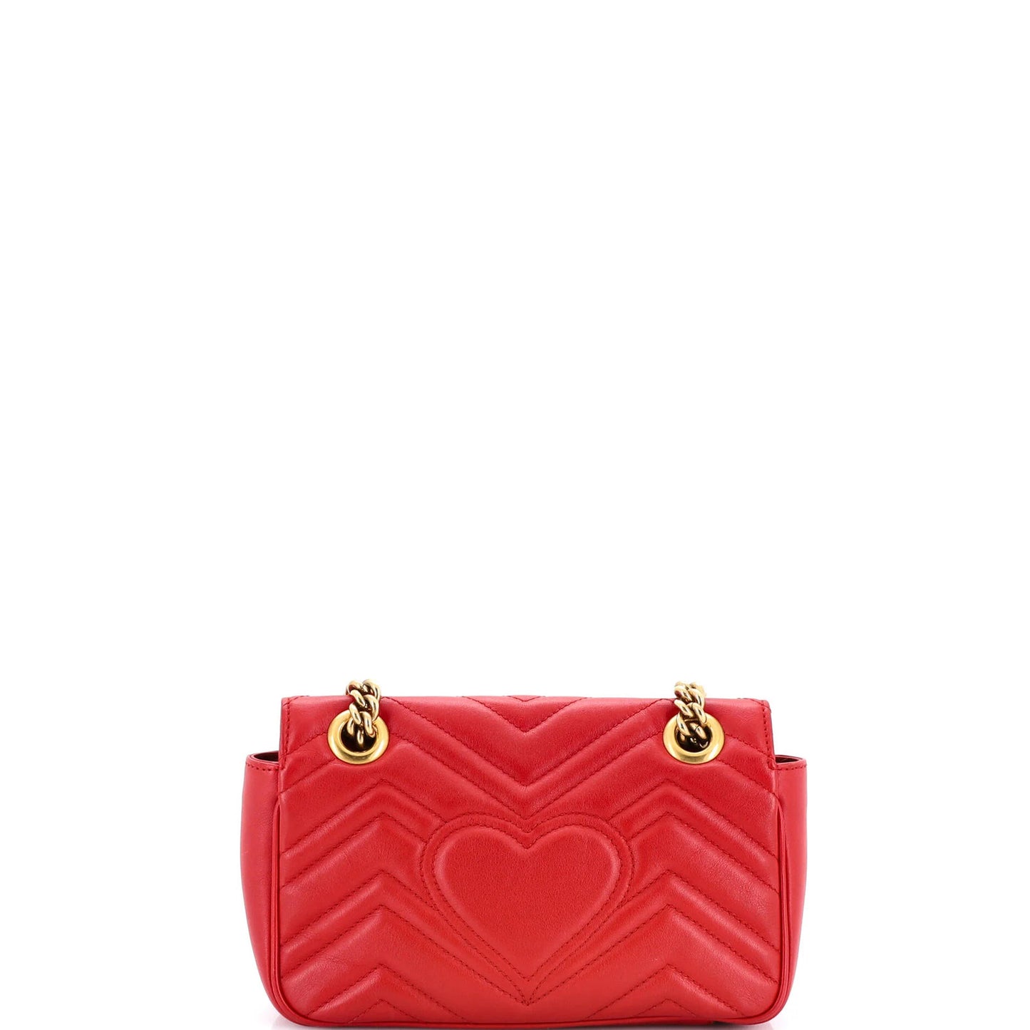 Gucci Gg Marmont Flap Bag Matelasse Leather Mini