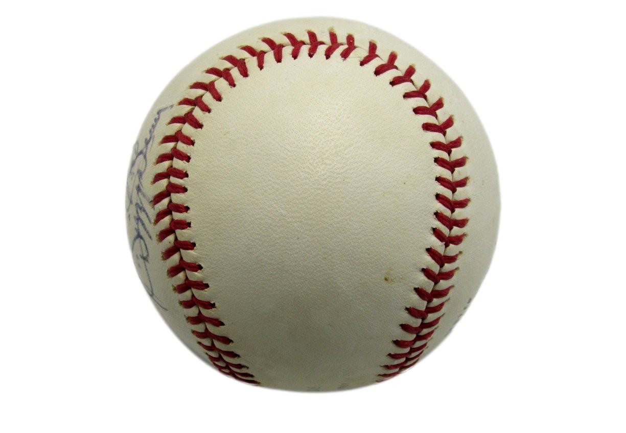 Dizzy Dean Hof Autographed Spalding Baseball Texas League Jsa Full Loa 187636