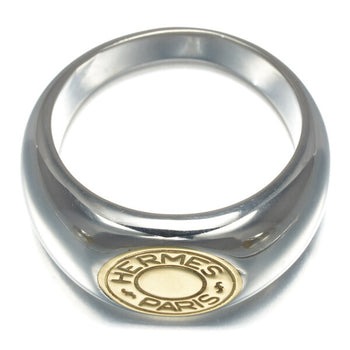 Hermes Ring Clou De Selle Us5.75-6 Silver800/18K