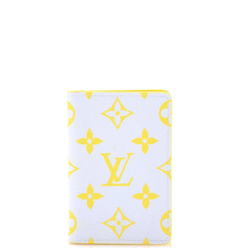Louis Vuitton Pocket Organizer Monogram Glow Canvas