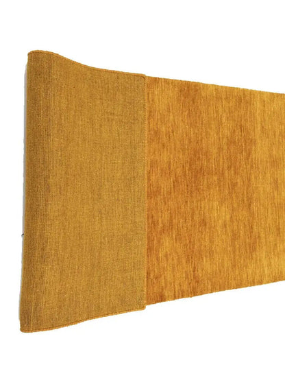 Orange Solid Design Hand-Loomed 3X8 Gabbeh Wool