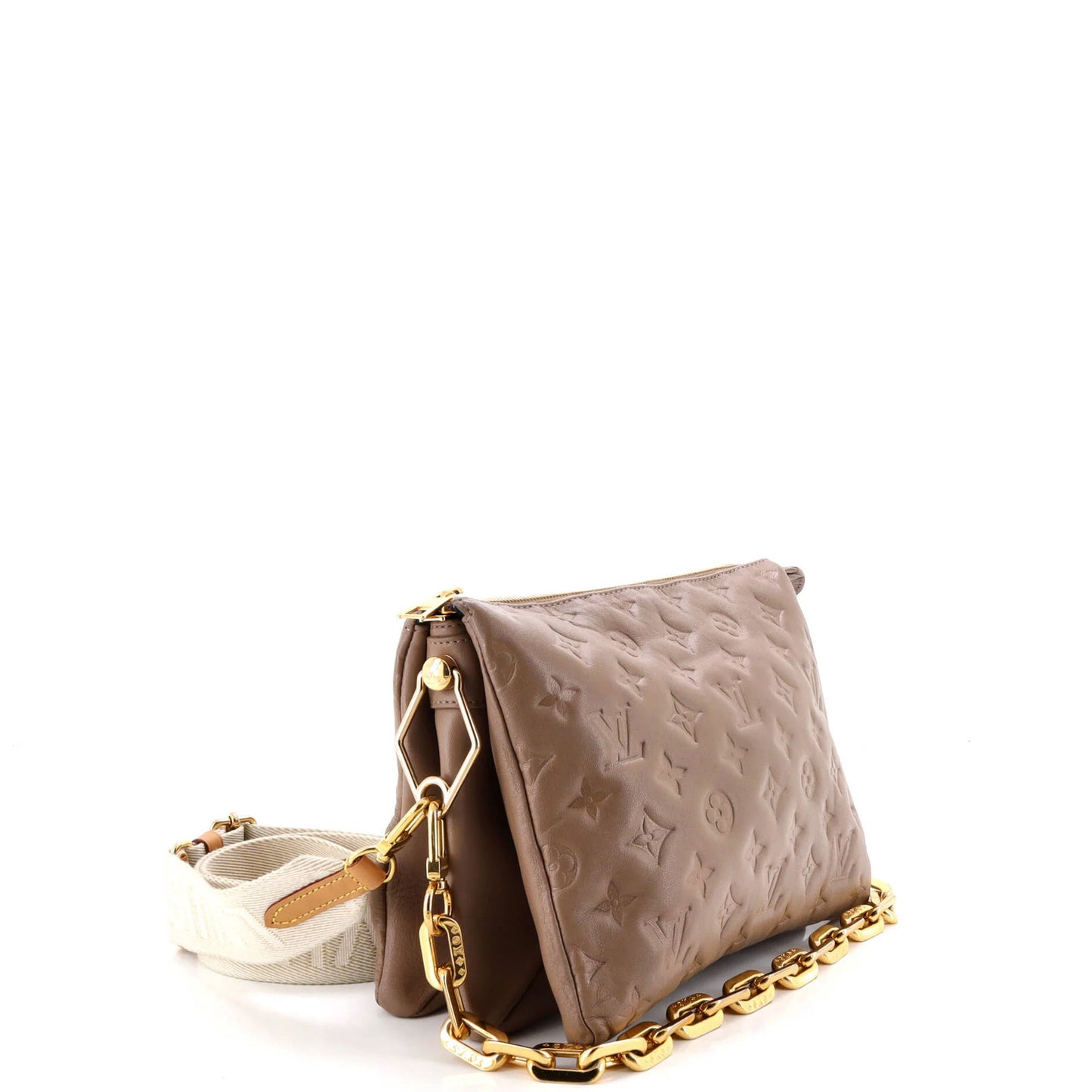 Louis Vuitton Coussin Bag Monogram Embossed Lambskin Pm