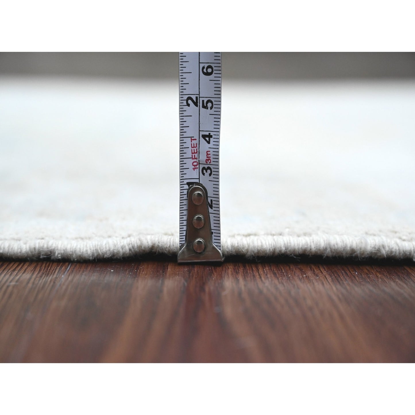 2'6"X11'7" Gray Oushak With Dragon Design Wool Hand Knotted Runner Rug