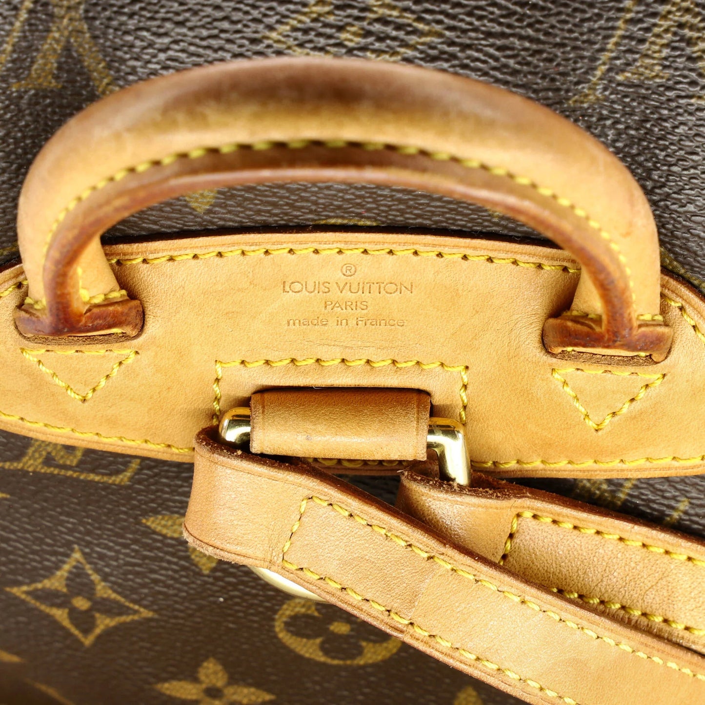 Louis Vuitton Vintage Montsouris Backpack Monogram Canvas Pm