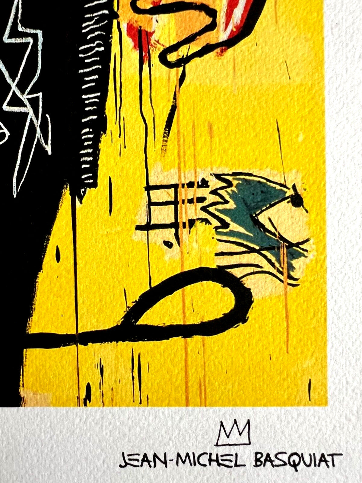 Jean-Michel Basquiat Lithograph Handmade Coa Signed By Hand Numbered