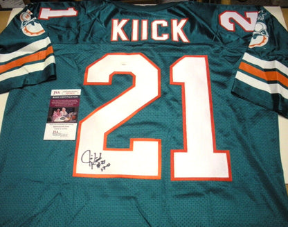 Jim Kiick Miami Dolphins 17-0 Jsa/Coa Signed
