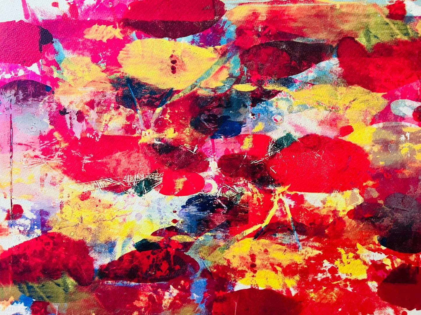Numbered Sam Gilliam Lithograph with COA in Pencil