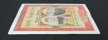 1926 Notre Dame Vs. Army Football Game Program