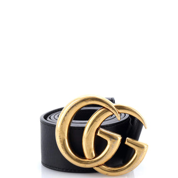 Gucci Gg Marmont Belt Leather Wide