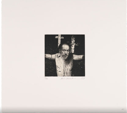 2001 Yukio Hideshima Japan Copperplate etching Spring Castle Martyrdom 12 prints