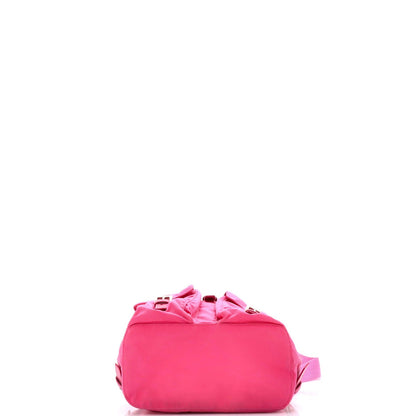 Prada Double Front Pocket Backpack Tessuto Small